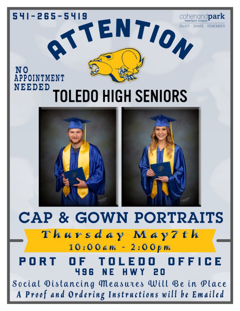 Cap and Gown Portraits May 7th